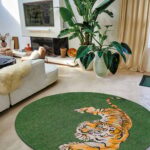 Green On Fire | Rectangular & Square Rugs