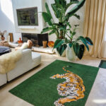 Green On Fire | Rectangular & Square Rugs