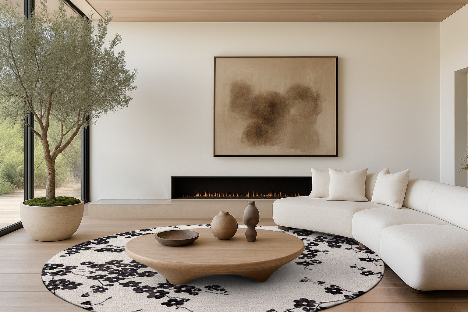 Night Snow | Rectangular & Square Rugs