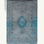 Grey Turquoise | Rectangular & Square Rugs
