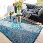 Grey Turquoise | Rectangular & Square Rugs