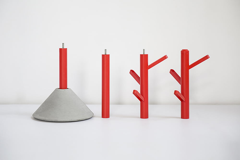 Coat Stand - Red | Coat Stand