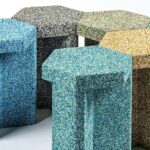 Stool - Gray White | Low Stools