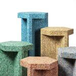 Stool - Gray White | Low Stools