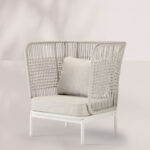 High-Back Armchair - White | High-Back Armchairs