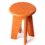 Stool / Side Table - Orange | Low Stools