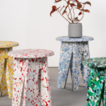Stool / Side Table - Orange | Low Stools