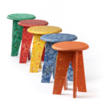 Stool / Side Table - Orange | Low Stools