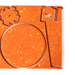 Stool / Side Table - Orange | Low Stools