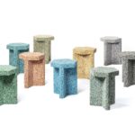 Stool - Gray White | Low Stools