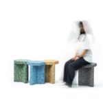 Stool - Gray White | Low Stools