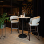 Bar Chair High - Philo 04 Fabric | Bar Stools