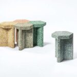Stool - Gray White | Low Stools