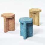 Stool - Gray White | Low Stools