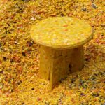 Stool / Side Table - Orange | Low Stools