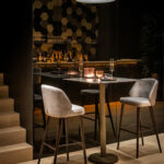 Bar Chair High - Marmolada 03 Fabric | Bar Stools