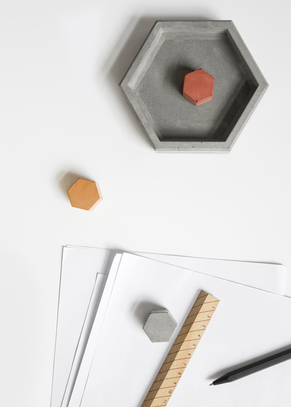 Magnet - Red Terrazzo | Decorative Accents