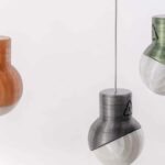 3D-printed Pendant - Grey | Pendants