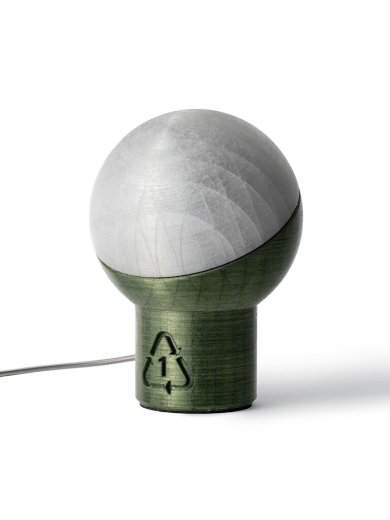3D-printed Table Lamp - Green