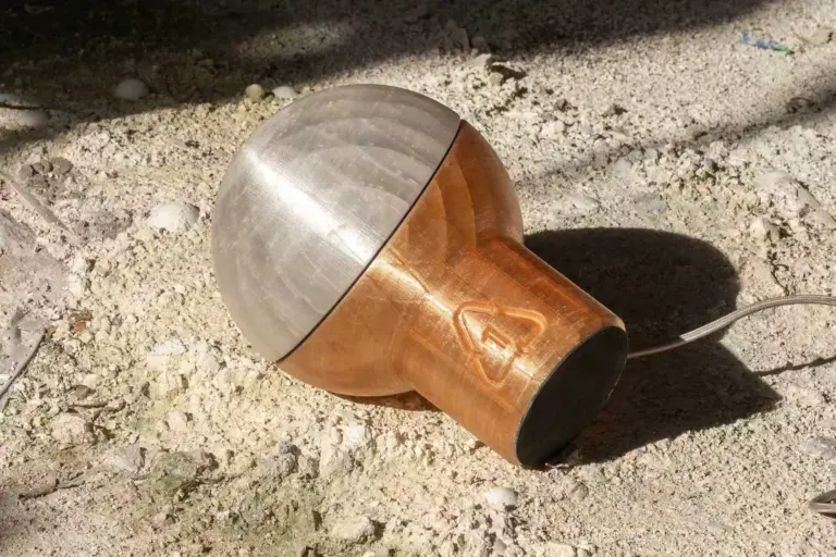 3D-printed Table Lamp - Orange