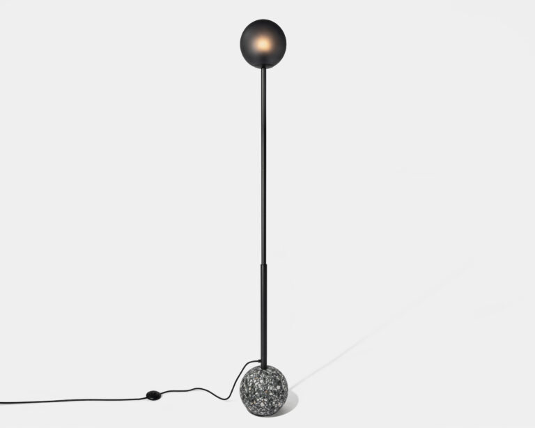 Floor Lamp - Black Terrazzo