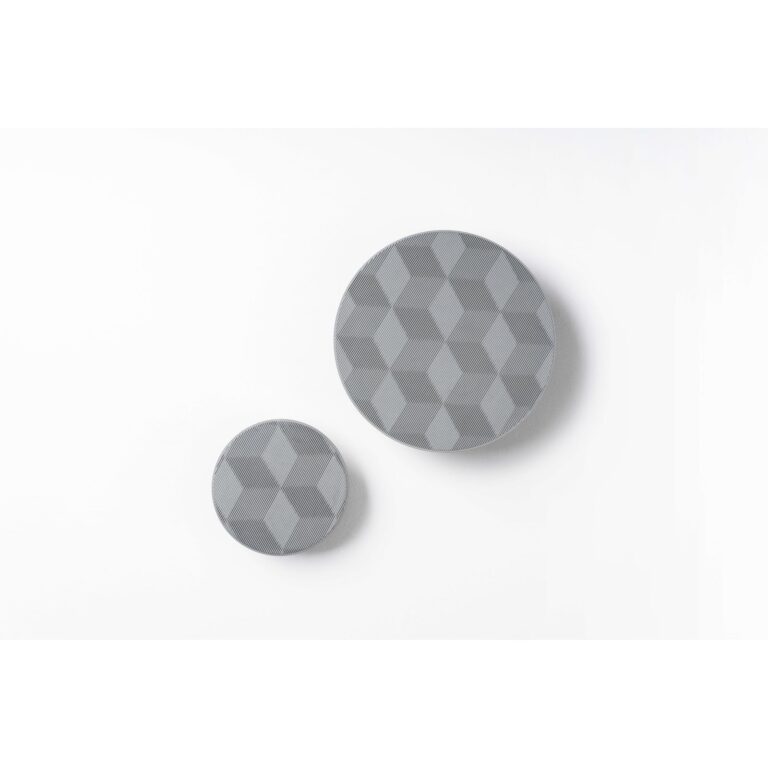 Wall lamp L - clear water gray diamond