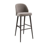 Bar chair High - Paris mouse 27 fabric | Bar Stools