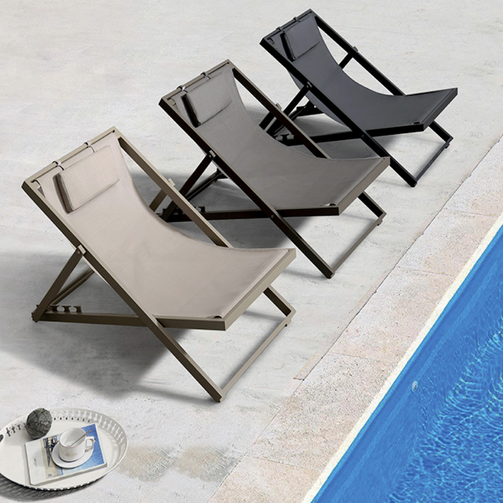 Beach Chair - Anthracite | Accent Chairs