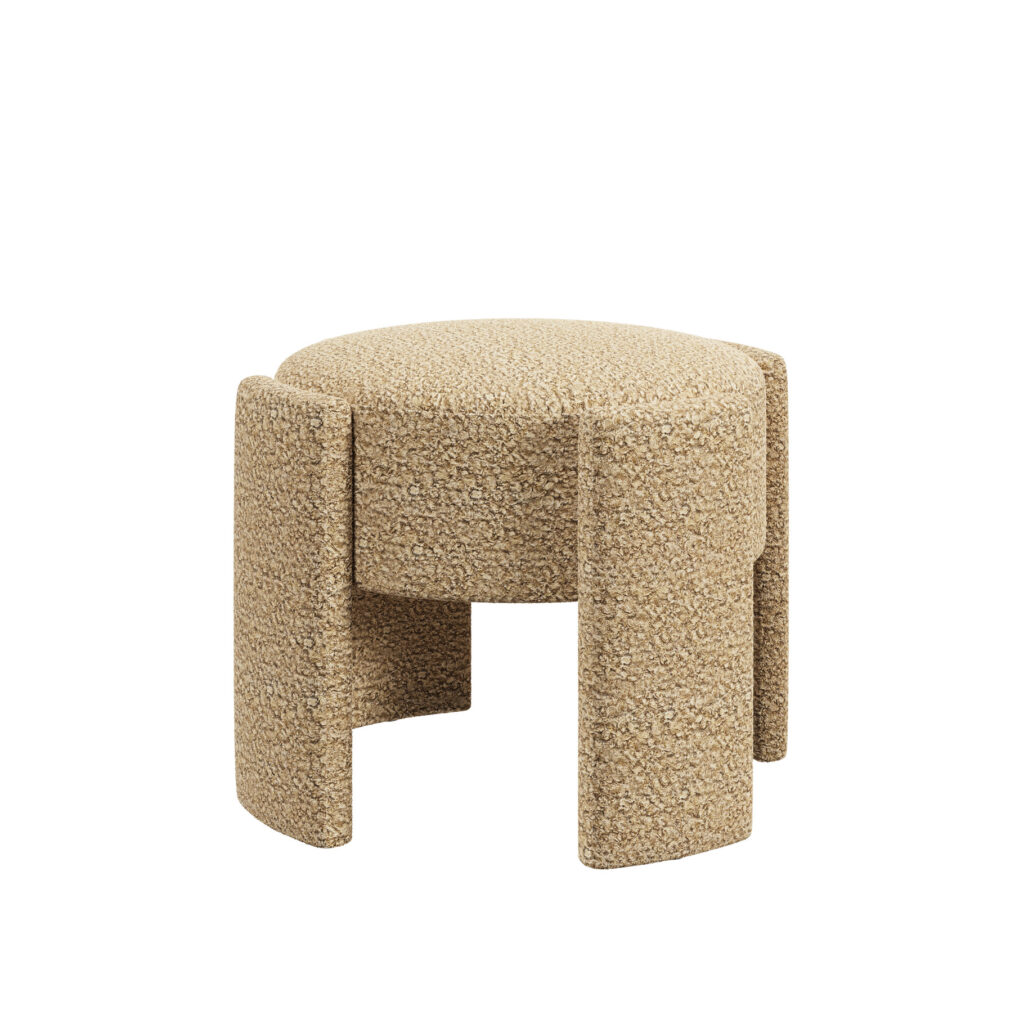 Stool – Maya Mist 4A Fabric