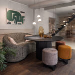 Stool - Paris Mouse 27 Fabric | Low Stools
