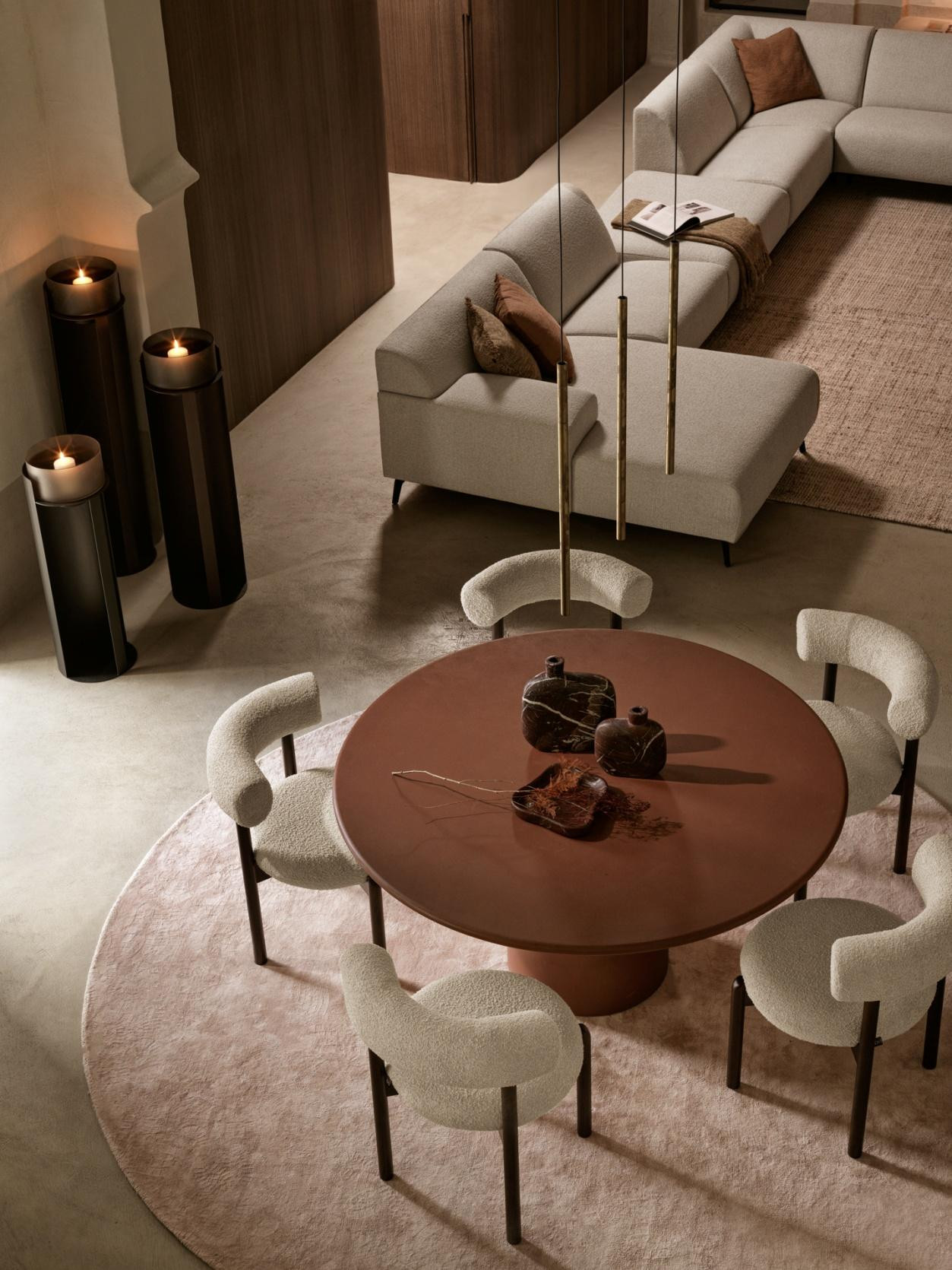 Dining Table - CC-RED | Round & Oval Tables