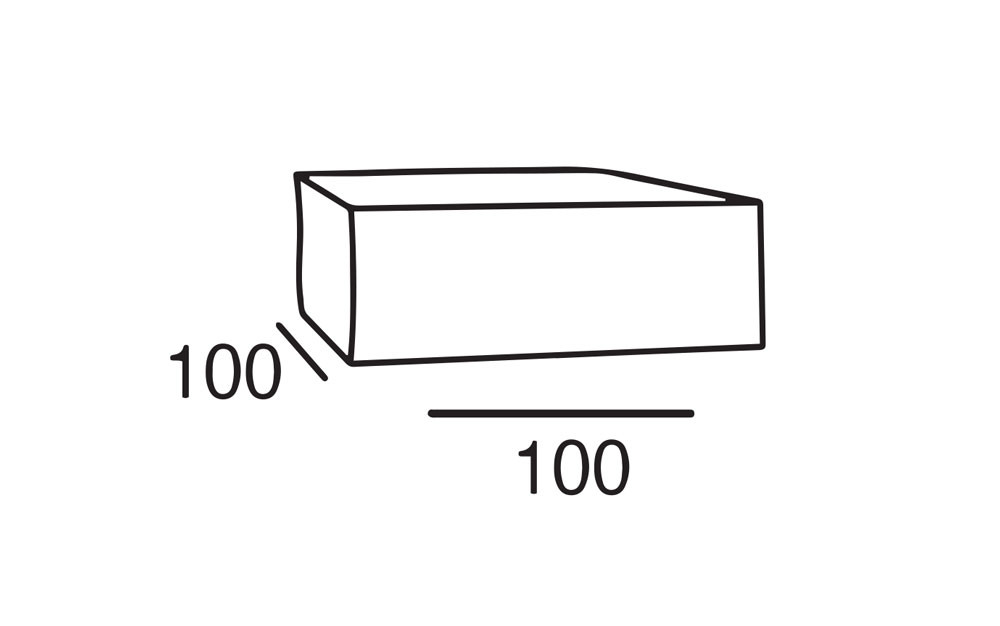 Footstool 100x100 cm | Poufs