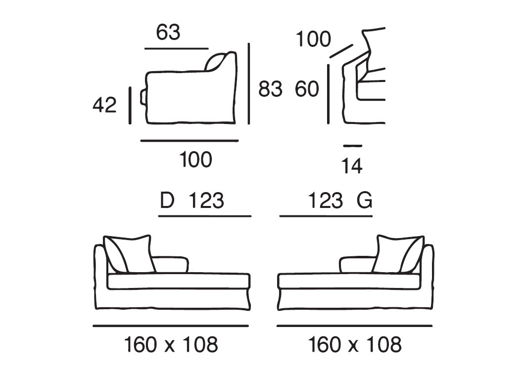 Corner Sofa L/R | Corner Sofas
