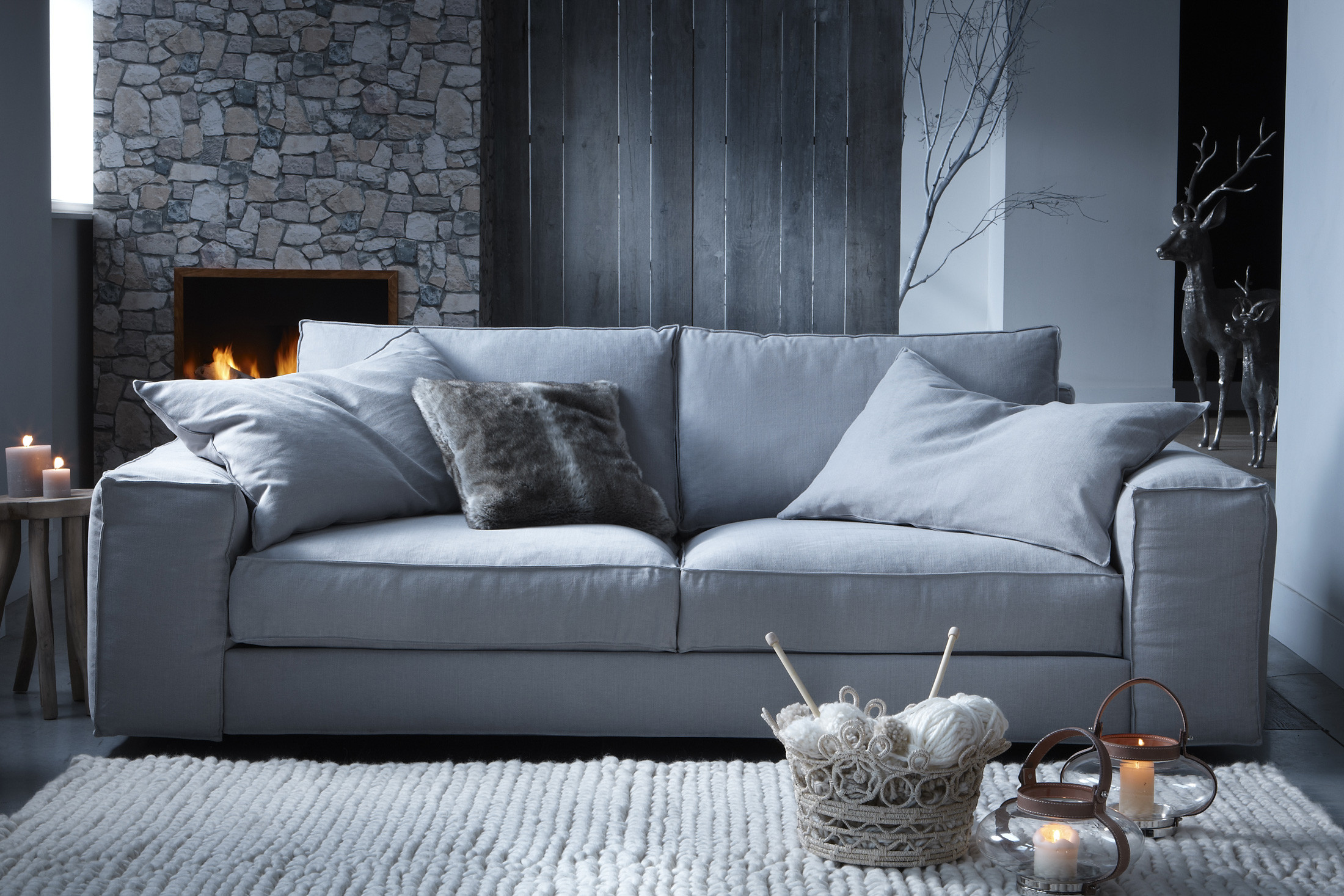 4 Seats Sofa 243 cm | 4 Seater