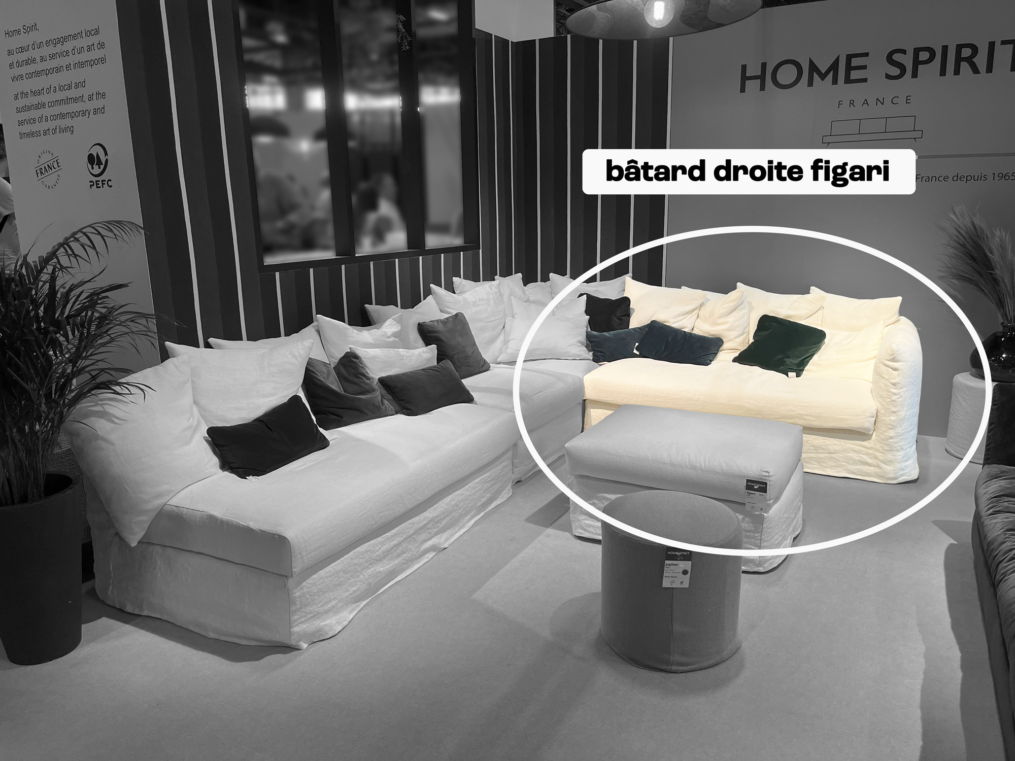 L/R Arm 3 Seats Sofa 170 cm | 3 Seater