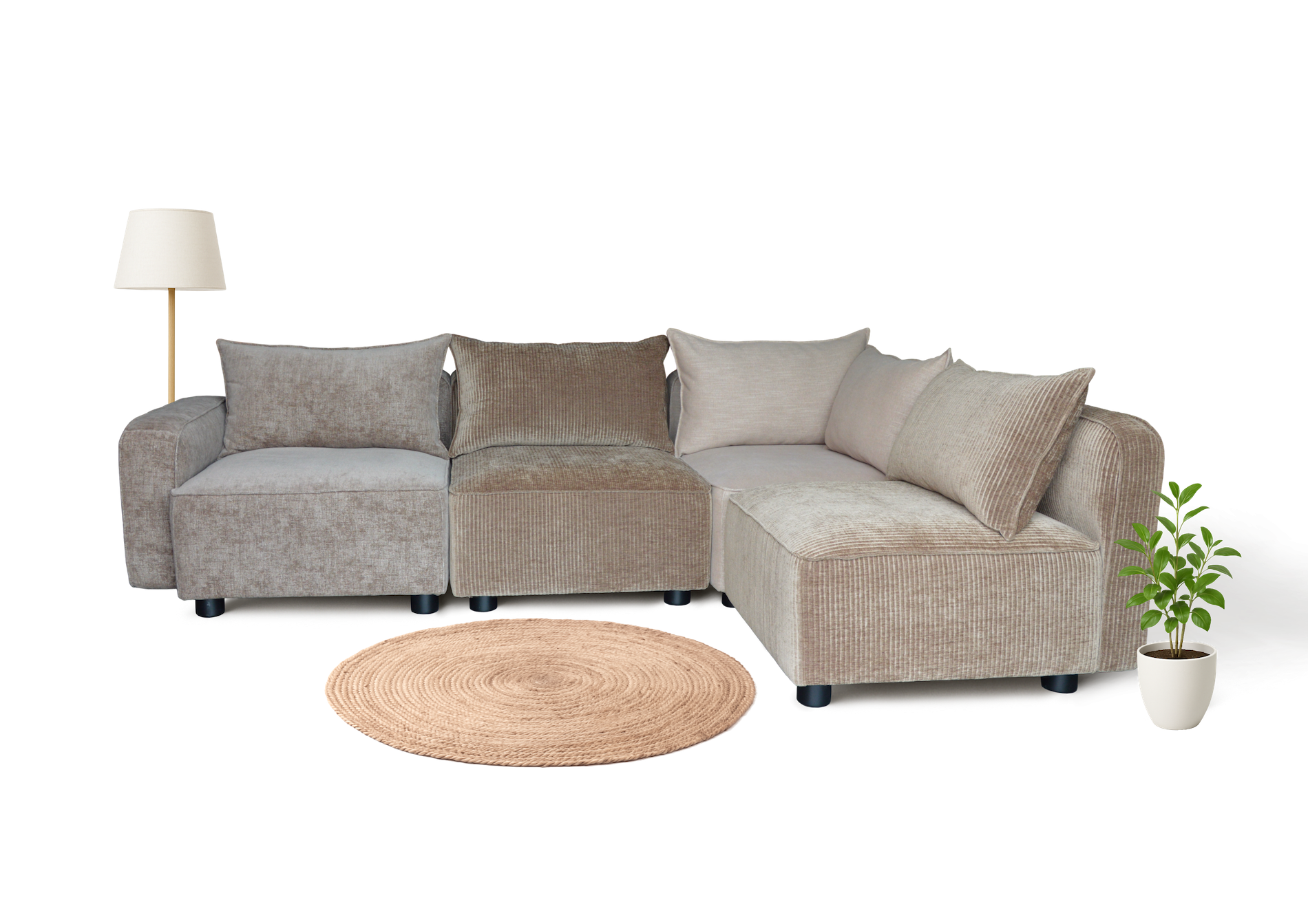 Corner Element 93 cm | Corner Sofas