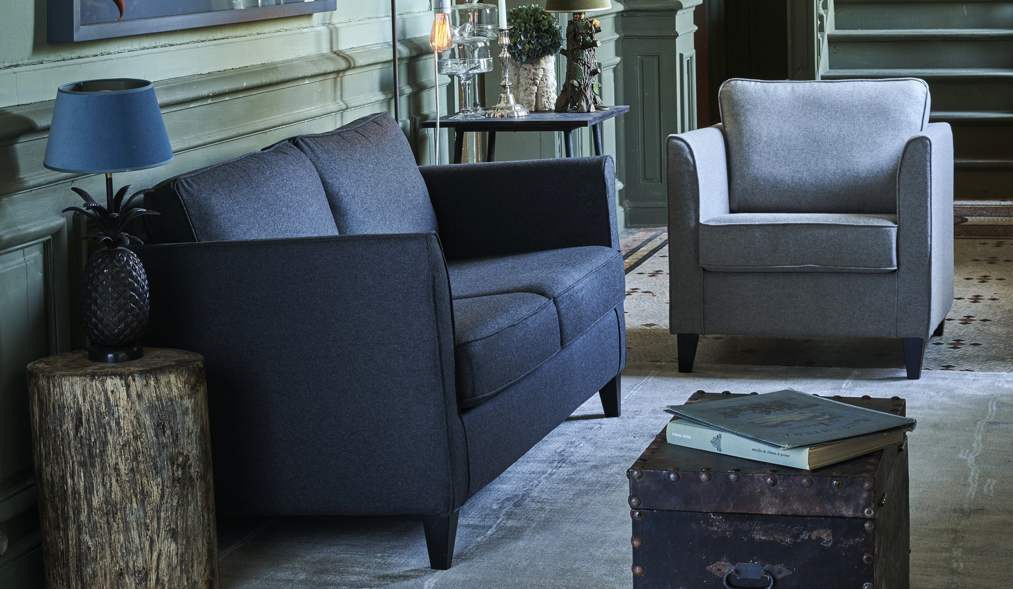 Small 2 Seats Sofa 120 cm | 2 Seater