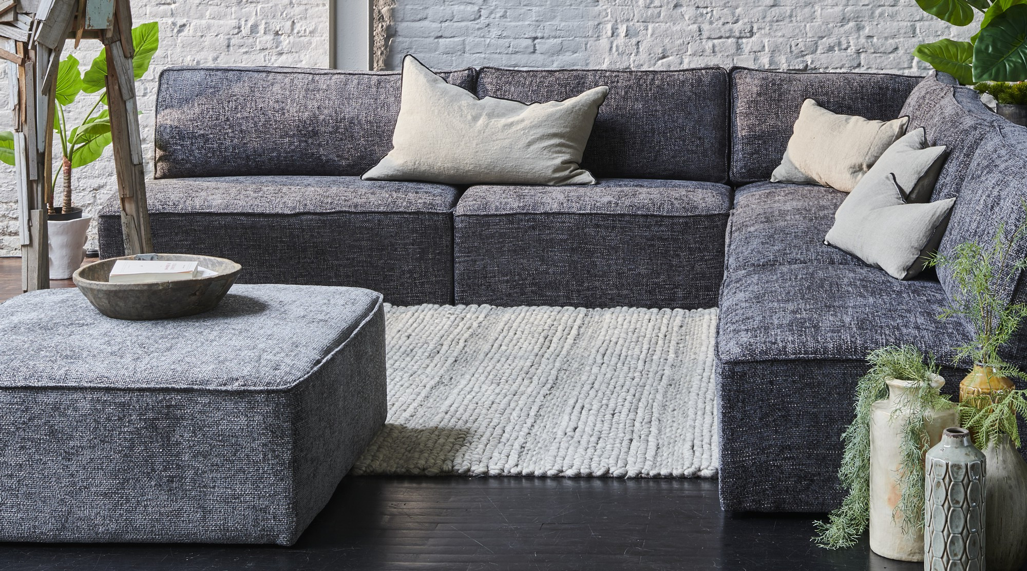 Footstool 100x100 cm | Poufs