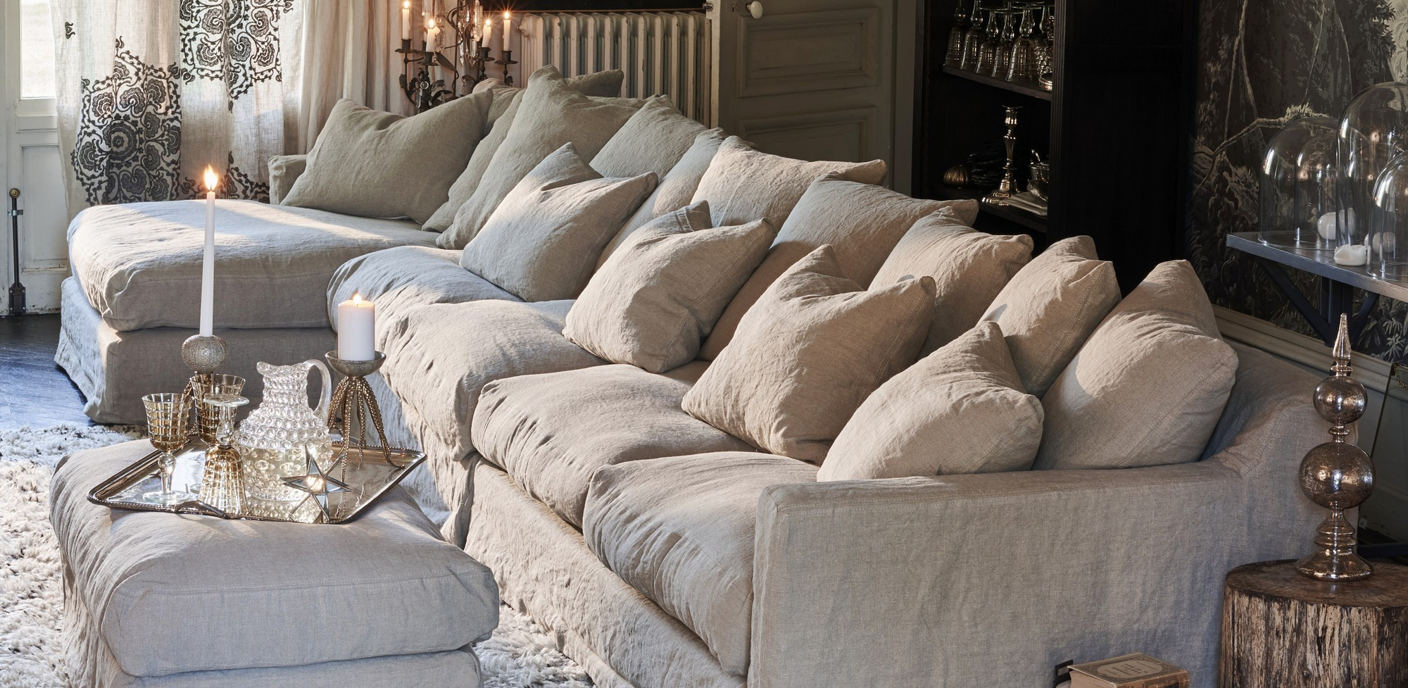 3 Seats Sofa 206 cm | 3 Seater