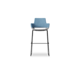 High Back Bar Stool with Sled Base | Bar Stools