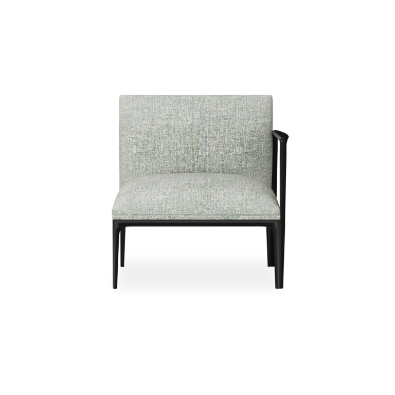 Left Aluminum  Armchair