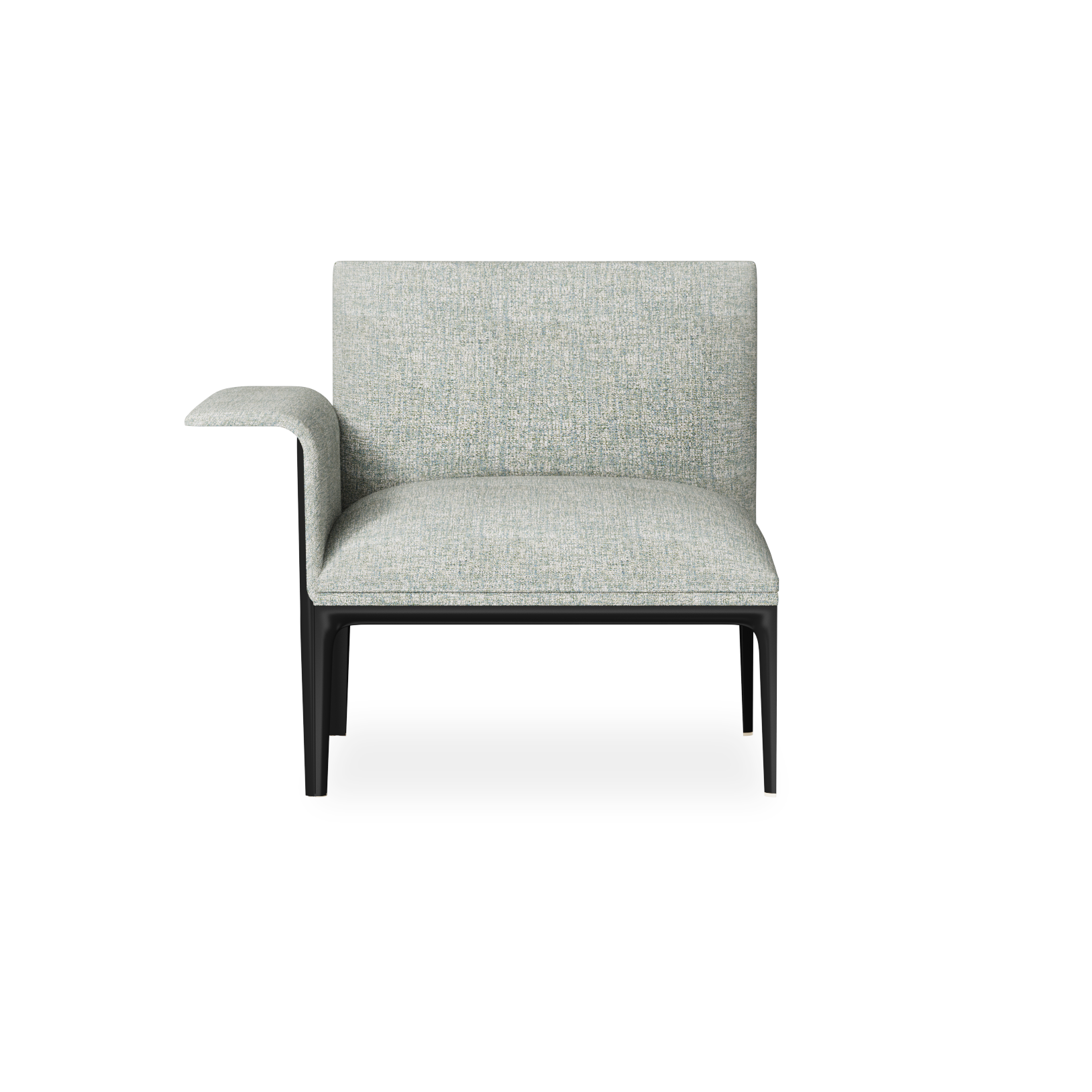 Right Curved Armchair | 1 Seater