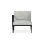 Right Aluminum Armchair | 1 Seater