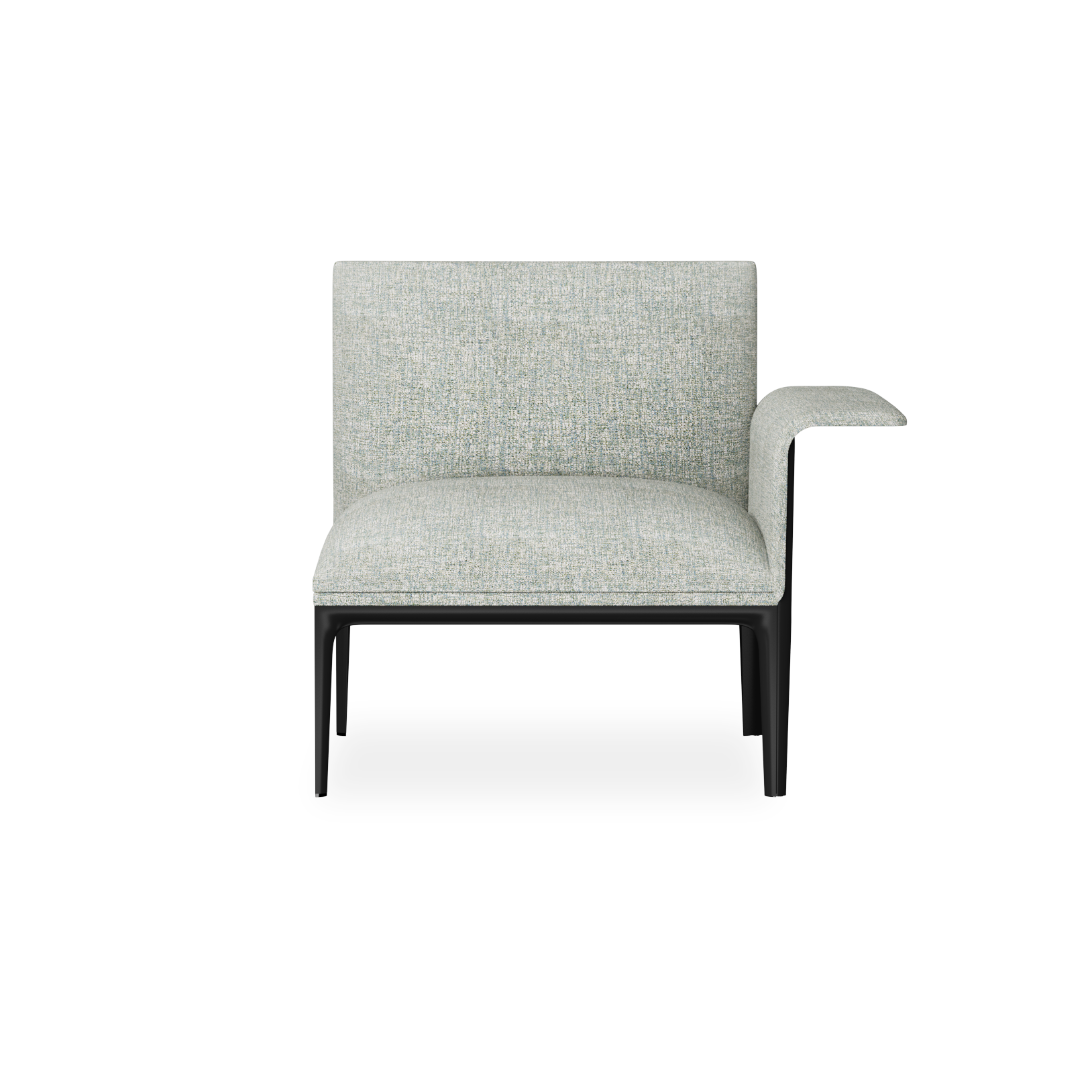 Left Curved Armchair | 1 Seater