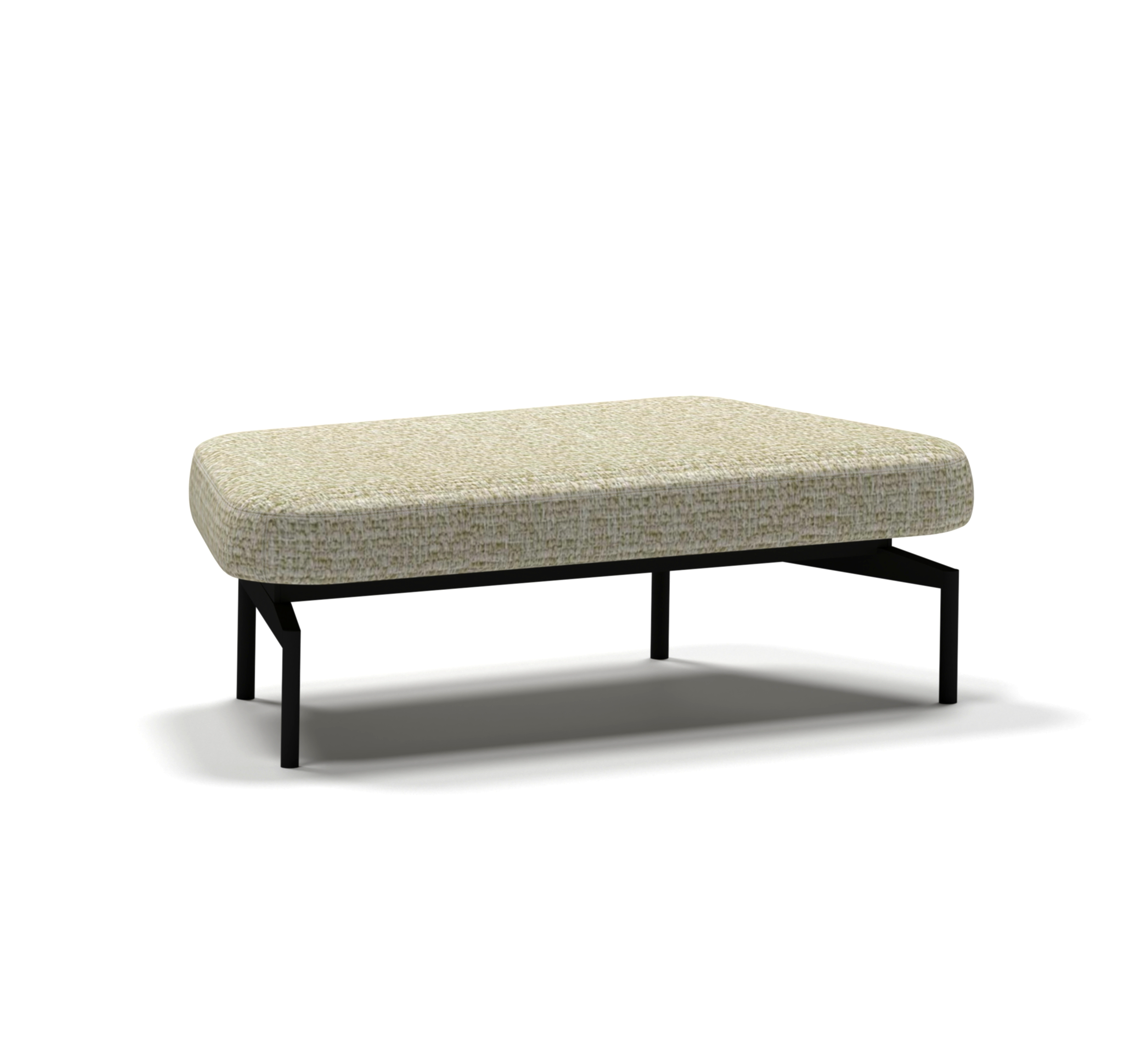 Corner Double Seater without Back | Modular Sofas