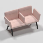 2 Seater with Mid Armrest | 2 Seater