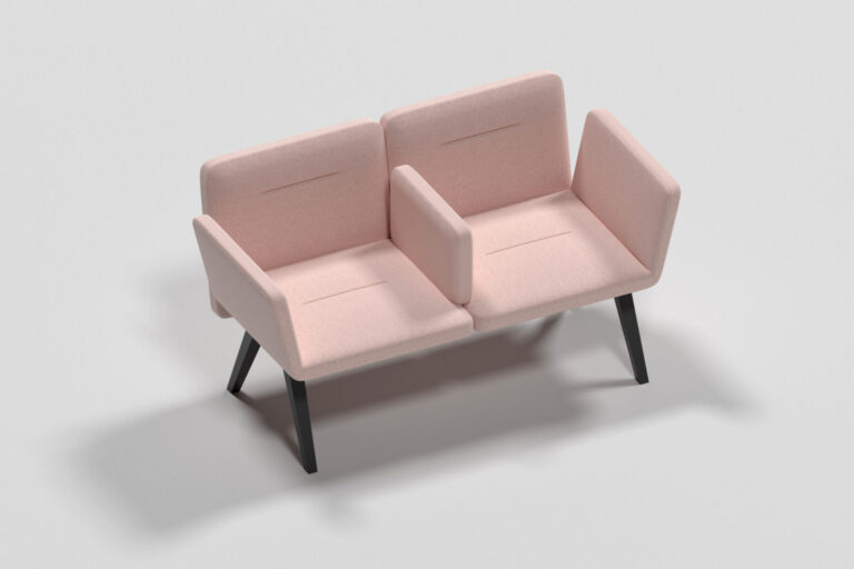 2 Seater with Mid Armrest