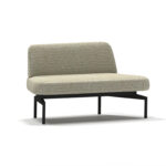 Corner Double Seater with Back | Modular Sofas