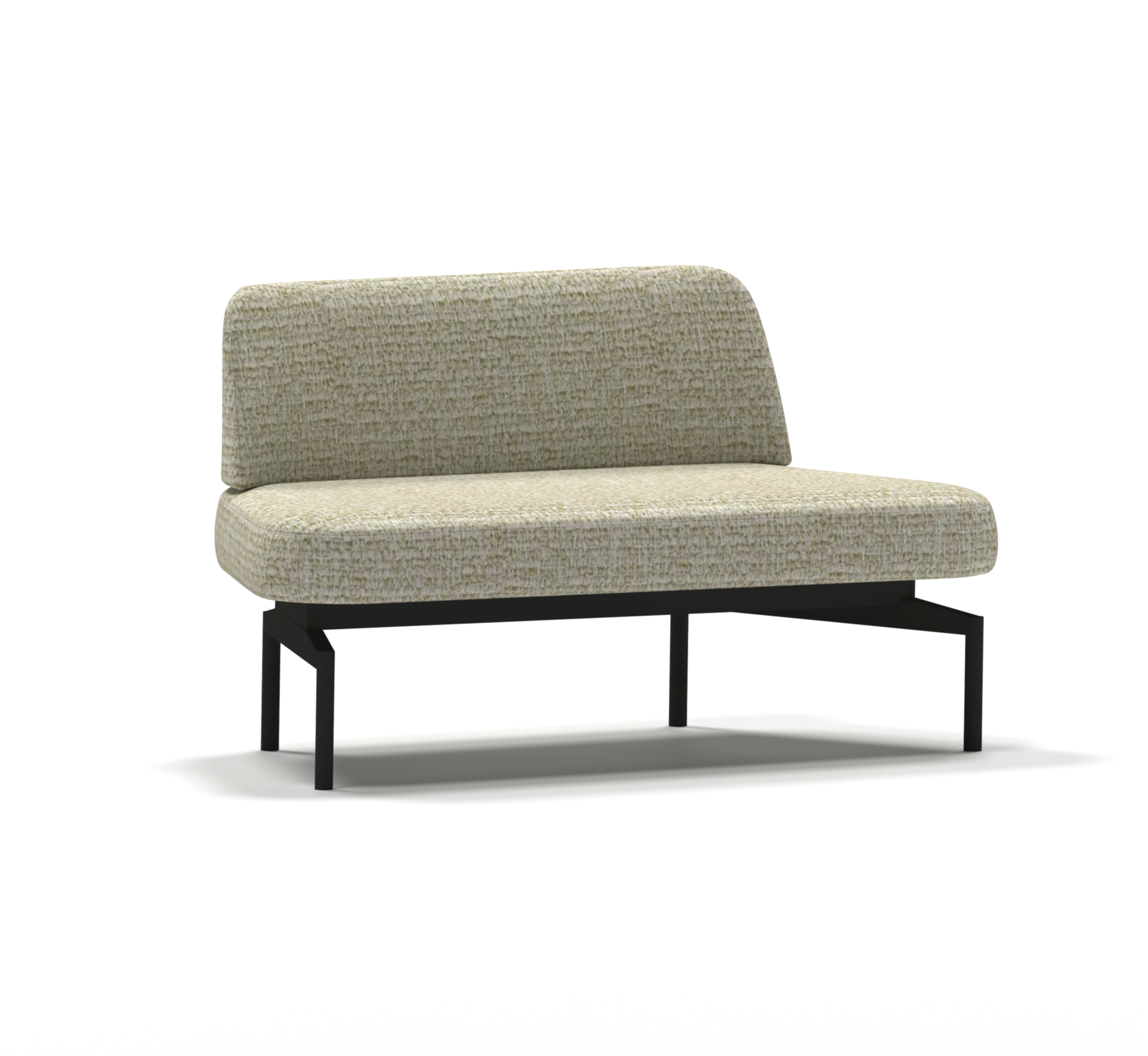 Corner Double Seater with Back | Modular Sofas