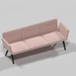 3 Seater with Back | 3 Seater